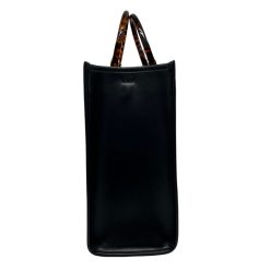 Handbags Fendi Sunshine Medium Black Leather Shopper